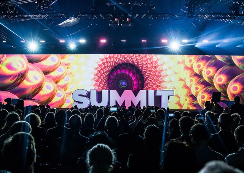 the keynote stage at Adobe Summit 2019