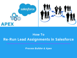 cover image for re-running lead assignments in salesforce with process builder and apex