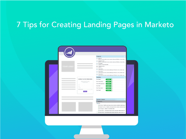 7 Tips for Creating Landing Pages in Marketo Sponge